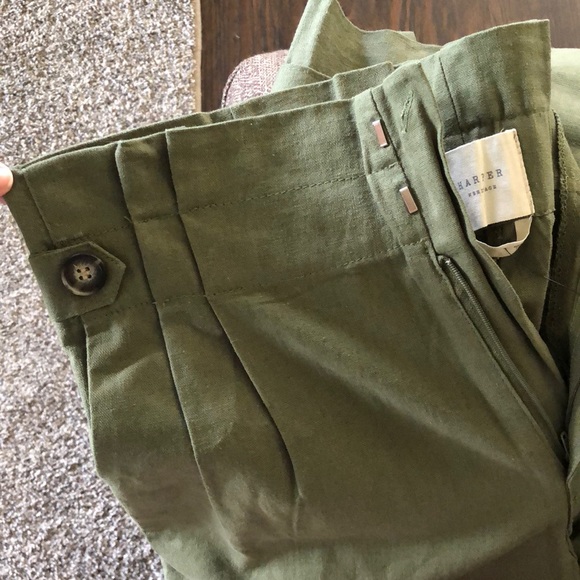 NWT | HARPER HERITAGE Pleated Button Trousers S. S - Picture 8 of 9